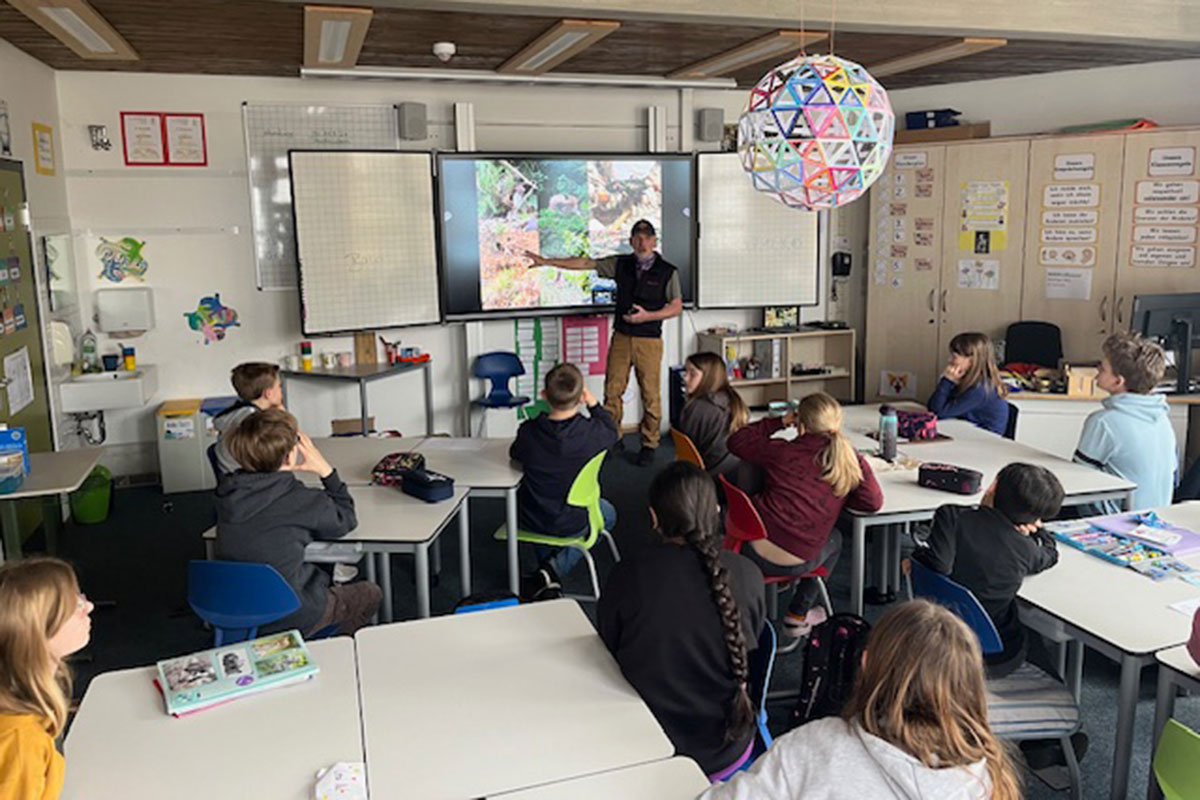Heimische Wildtiere im Grünen Klassenzimmer